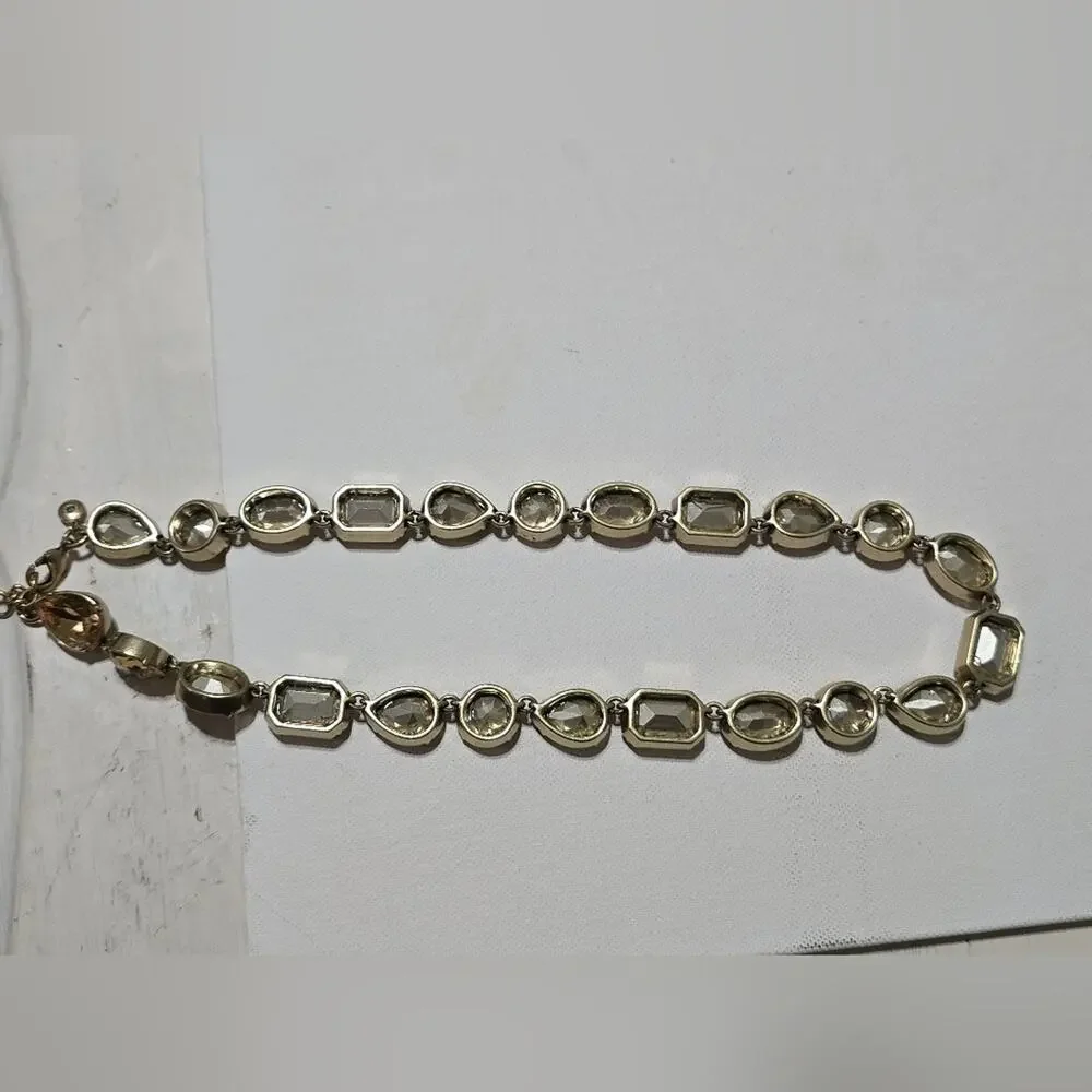 J. Crew‎ Champagne and Antique Gold Brulee Necklace